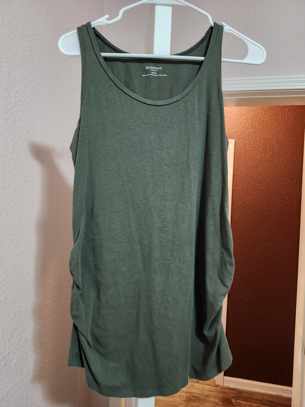 Motherhood Maternity Olive Sleeveless Nursing Tank